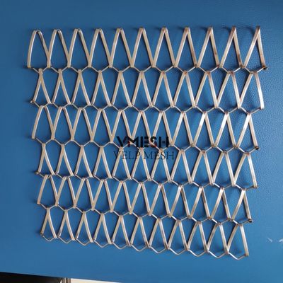 Przenośnik architektoniczny pasek ze stali nierdzewnej 316 tkanin metalowy spiralny siatka dekoracyjna