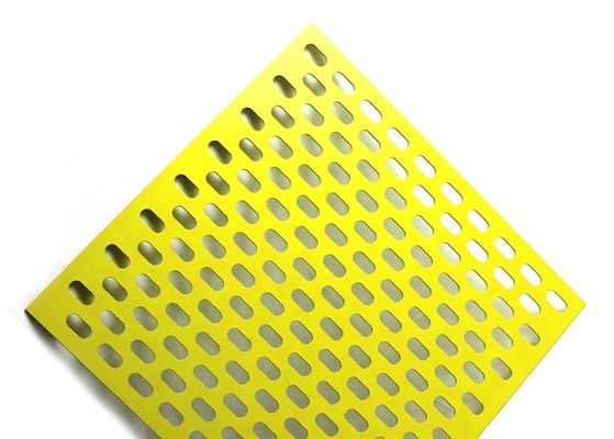 Wibrująca aluminiowa perforowana siatka perforowana o grubości 1-10 mm Dekoracyjna