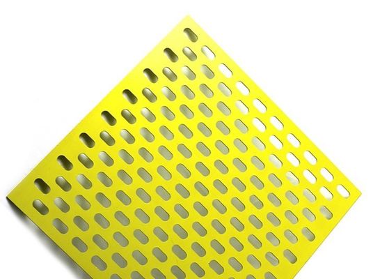 Zamówiony 0,3 mm Aluminiowy Panel Perforowany Okrągły Otwór Kwadratowy Otwór Otwór
