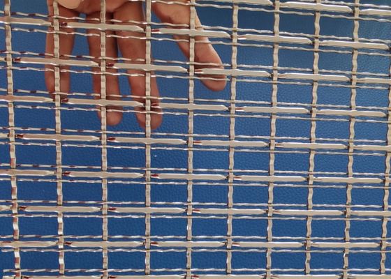 Ręcznie tkana mosiężna siatka metalowa architektoniczna 1,8 mm 2,0 mm drut metalowy arkusz kraty