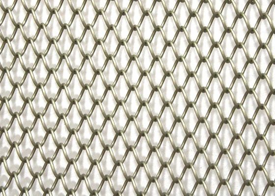 Chain Link Architectural Metal Mesh 3,8 mm 8,0 mm Pierścień Dekoracyjne metalowe cewki Draperie