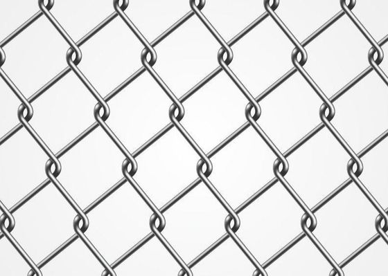 Diamond 8Ft 9 Gauge Chain Link Ogrodzenie powlekane PCV na boisko sportowe