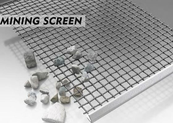 Mining Quarry Stone Kruszarka Siatka 3 mm * 3 mm otwór z hakiem 180 stopni