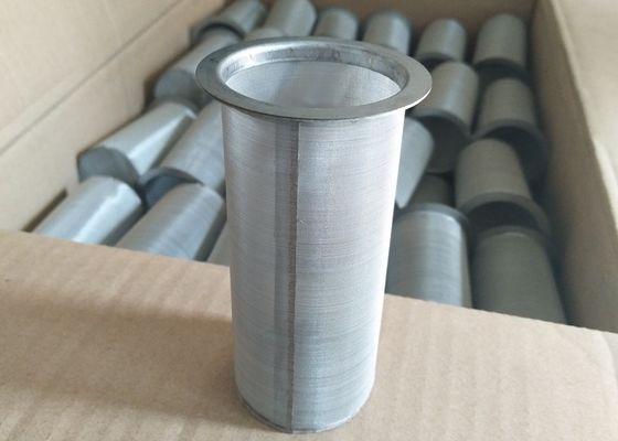Cylinder Plain Twill SS Filtr siatkowy 5 mikronów ze stali nierdzewnej Filtr siatkowy