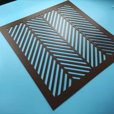 Perforowane panele siatkowe o grubości 2,0 mm Laserowo wycinana fasada Dekoracyjna ze stali nierdzewnej