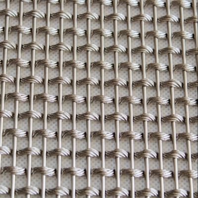 Ss 201 Woven Wire Drapery Dekoracyjny elastyczny metalowy pręt kablowy do budynków biurowych